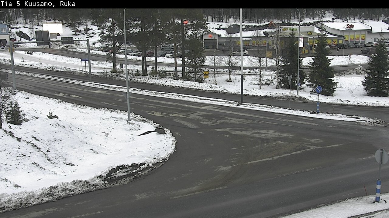 Weather Camera Image Road 5 Kuusamo, Ruka, Kuusamo, Pohjois-Pohjanmaa