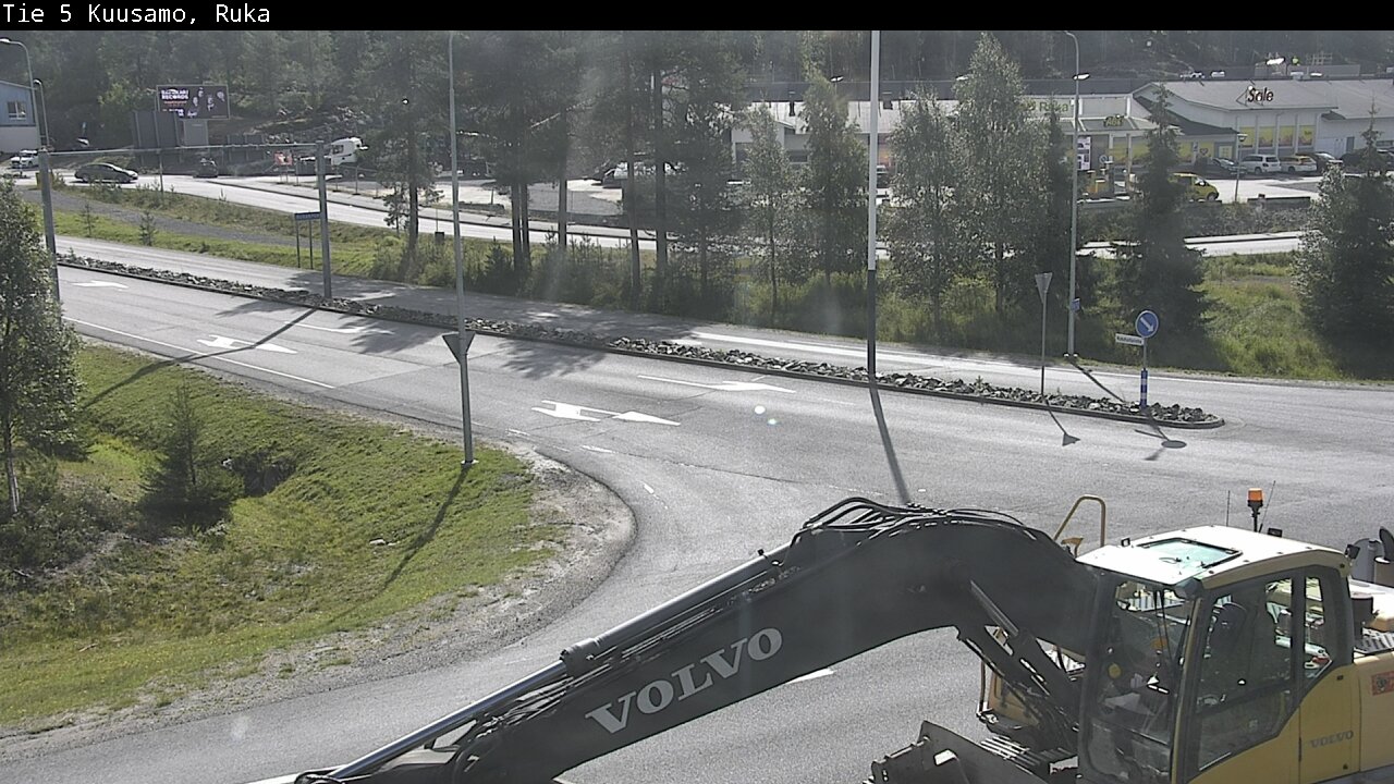 Weather Camera Image Väg 5 Kuusamo, Ruka, Kuusamo, Pohjois-Pohjanmaa
