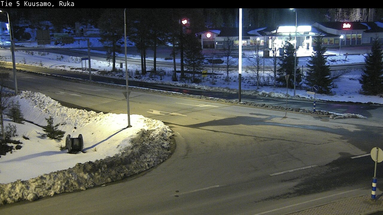Weather Camera Image Road 5 Kuusamo, Ruka, Kuusamo, Pohjois-Pohjanmaa
