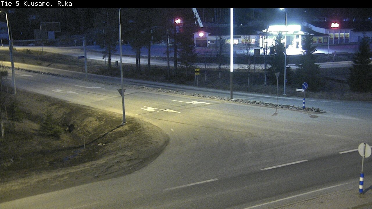 Weather Camera Image Road 5 Kuusamo, Ruka, Kuusamo, Pohjois-Pohjanmaa