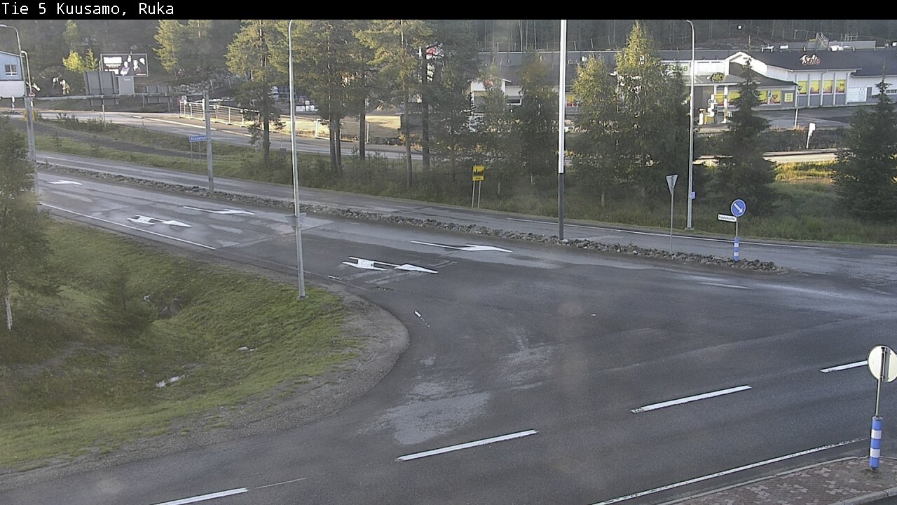 Weather Camera Image Väg 5 Kuusamo, Ruka, Kuusamo, Pohjois-Pohjanmaa