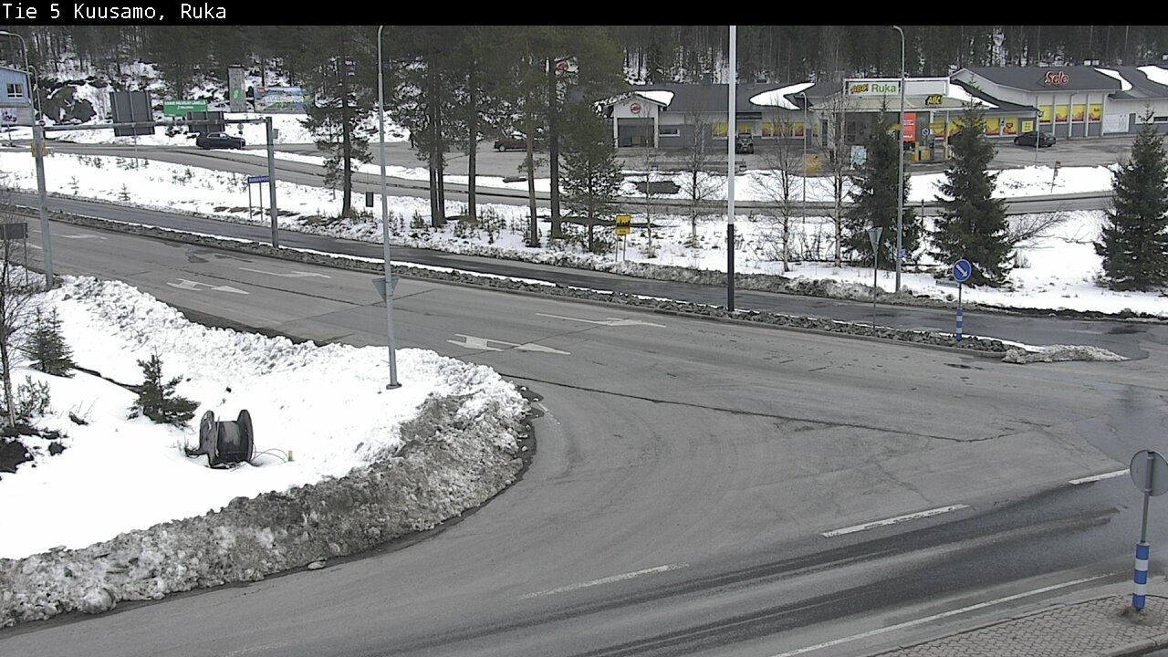 Weather Camera Image Road 5 Kuusamo, Ruka, Kuusamo, Pohjois-Pohjanmaa