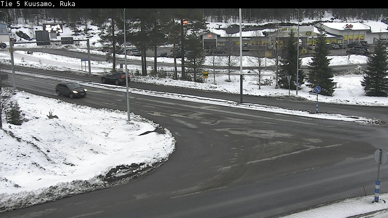 Weather Camera Image Road 5 Kuusamo, Ruka, Kuusamo, Pohjois-Pohjanmaa