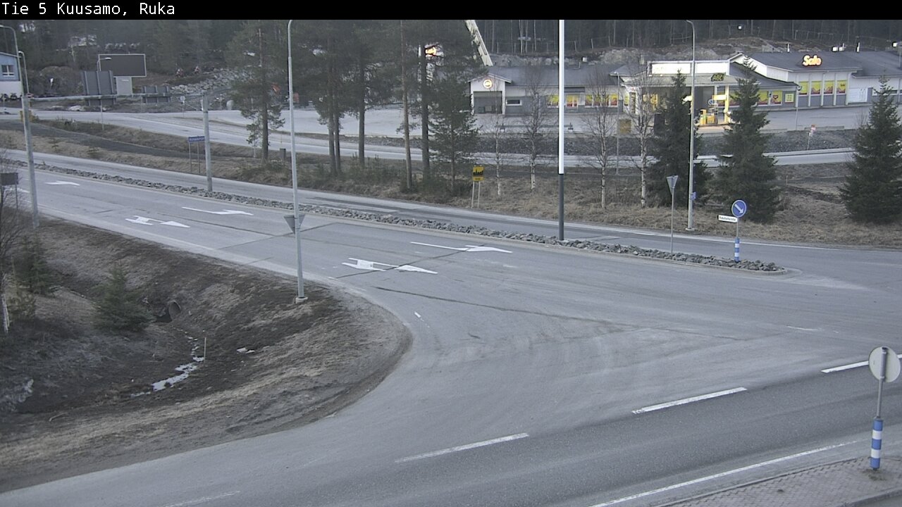 Weather Camera Image Road 5 Kuusamo, Ruka, Kuusamo, Pohjois-Pohjanmaa