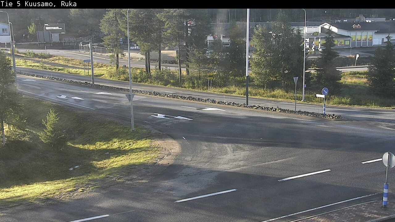 Weather Camera Image Väg 5 Kuusamo, Ruka, Kuusamo, Pohjois-Pohjanmaa