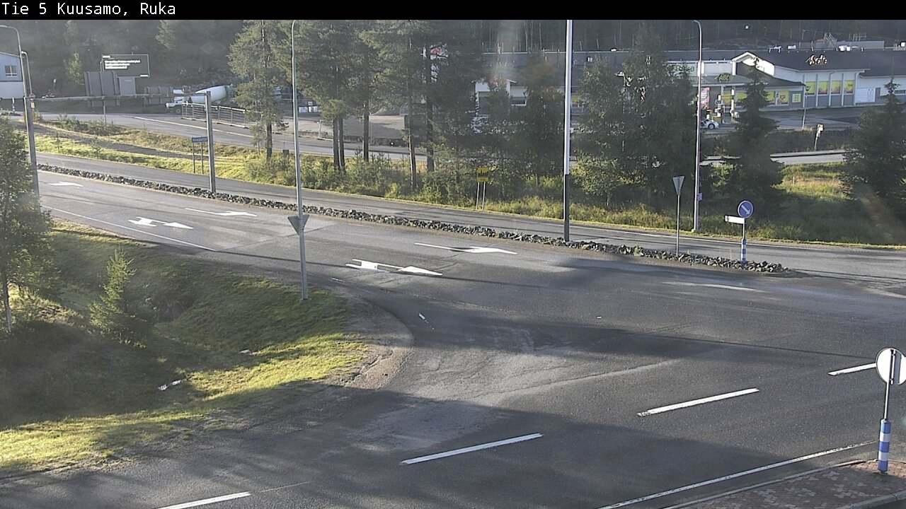 Weather Camera Image Väg 5 Kuusamo, Ruka, Kuusamo, Pohjois-Pohjanmaa
