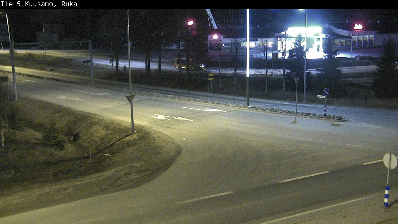 Weather Camera Image Road 5 Kuusamo, Ruka, Kuusamo, Pohjois-Pohjanmaa