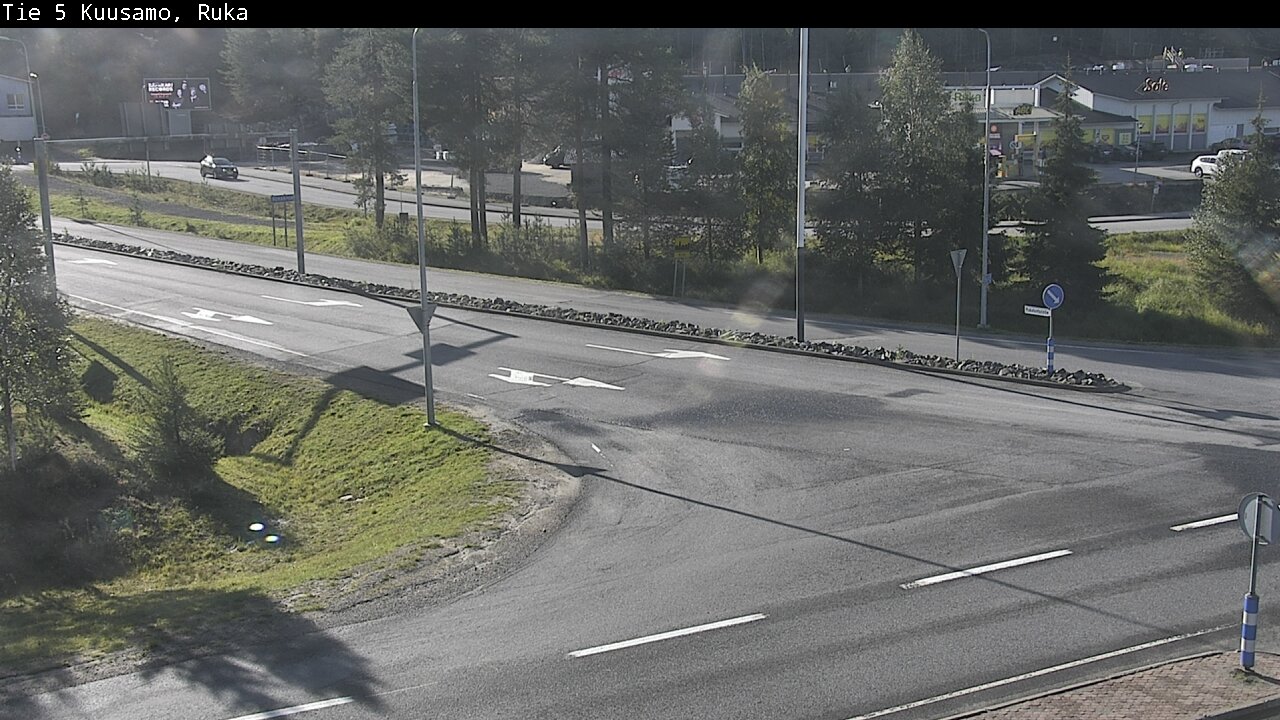Weather Camera Image Väg 5 Kuusamo, Ruka, Kuusamo, Pohjois-Pohjanmaa