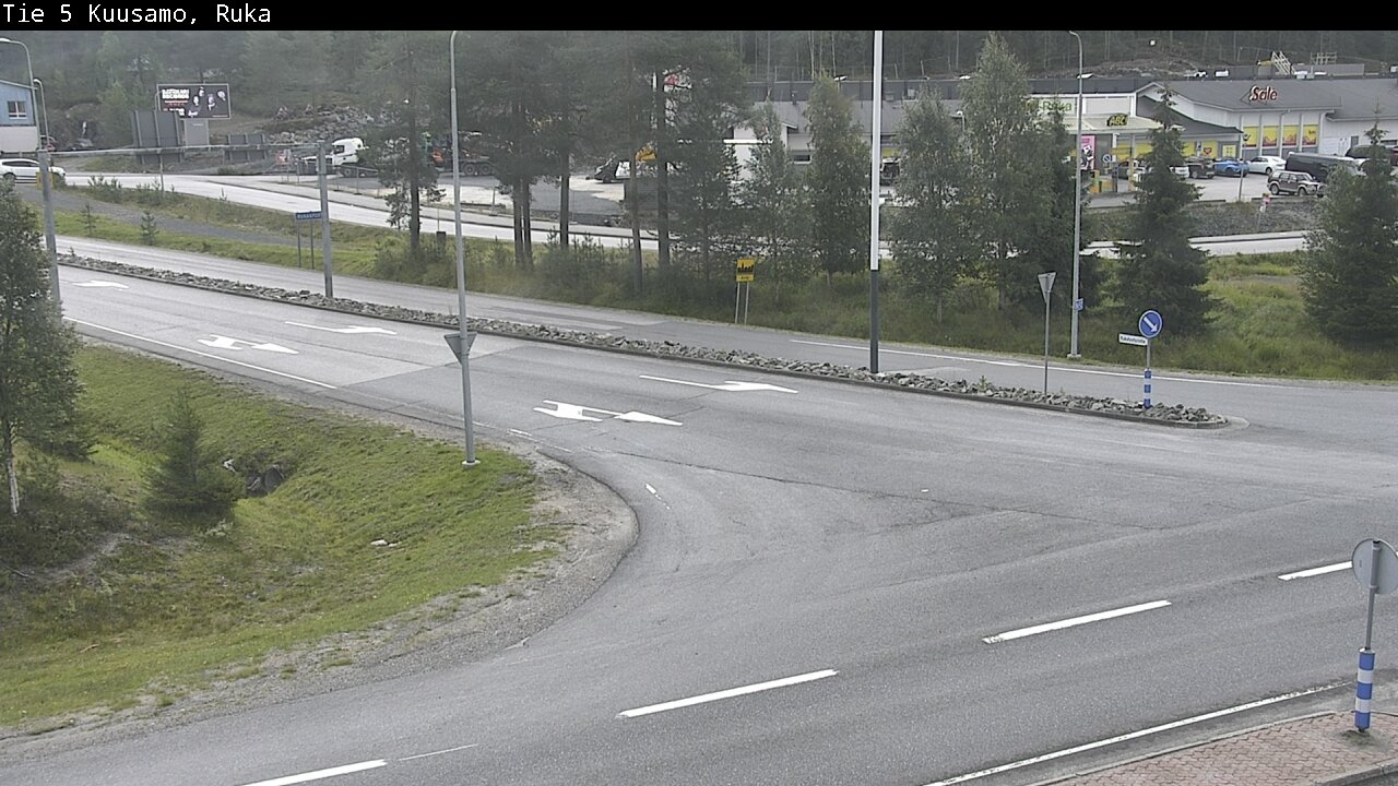 Weather Camera Image Väg 5 Kuusamo, Ruka, Kuusamo, Pohjois-Pohjanmaa