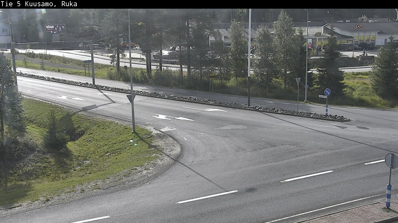 Weather Camera Image Väg 5 Kuusamo, Ruka, Kuusamo, Pohjois-Pohjanmaa