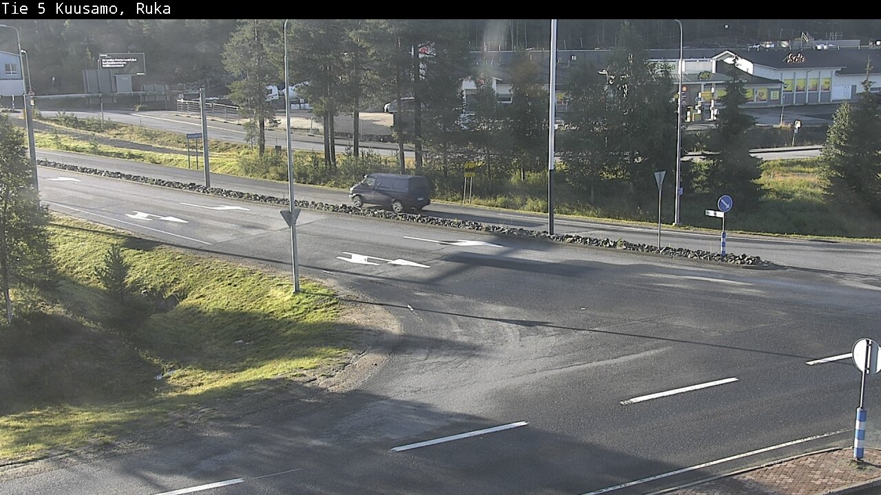 Weather Camera Image Väg 5 Kuusamo, Ruka, Kuusamo, Pohjois-Pohjanmaa