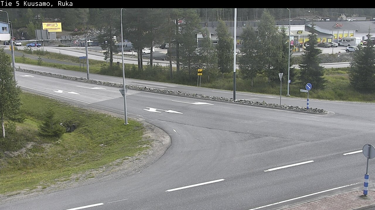 Weather Camera Image Väg 5 Kuusamo, Ruka, Kuusamo, Pohjois-Pohjanmaa