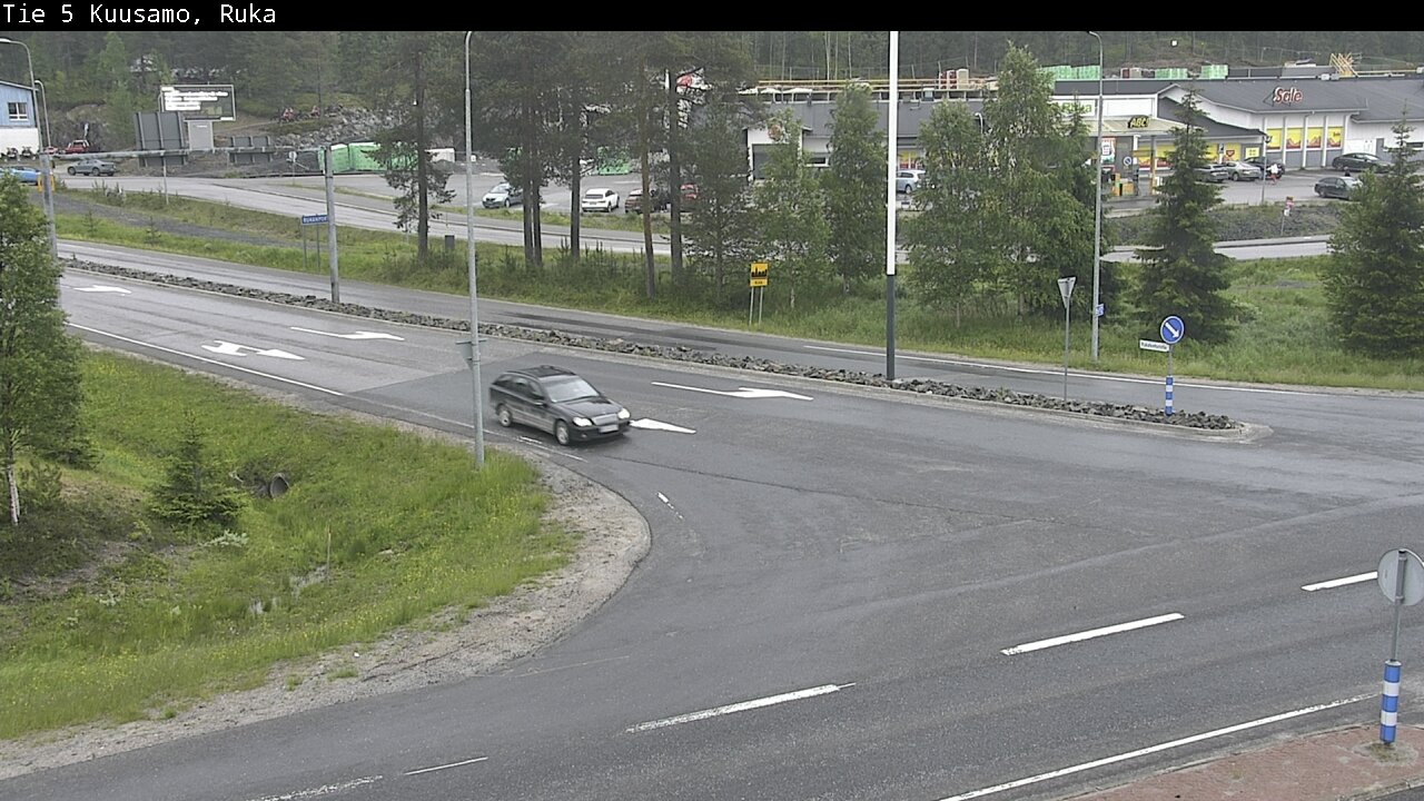 Weather Camera Image Road 5 Kuusamo, Ruka, Kuusamo, Pohjois-Pohjanmaa