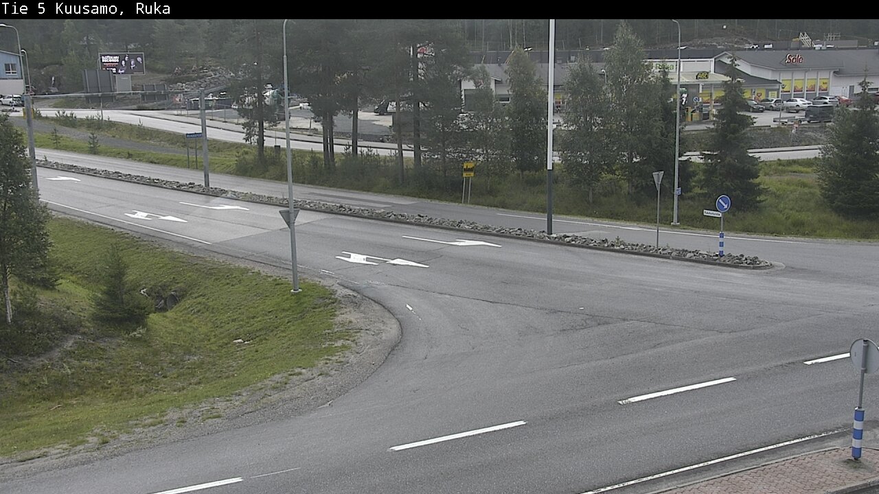 Weather Camera Image Väg 5 Kuusamo, Ruka, Kuusamo, Pohjois-Pohjanmaa