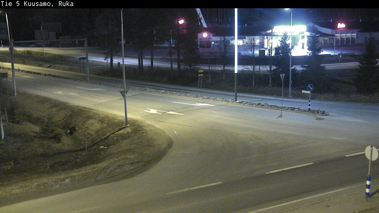 Weather Camera Image Road 5 Kuusamo, Ruka, Kuusamo, Pohjois-Pohjanmaa