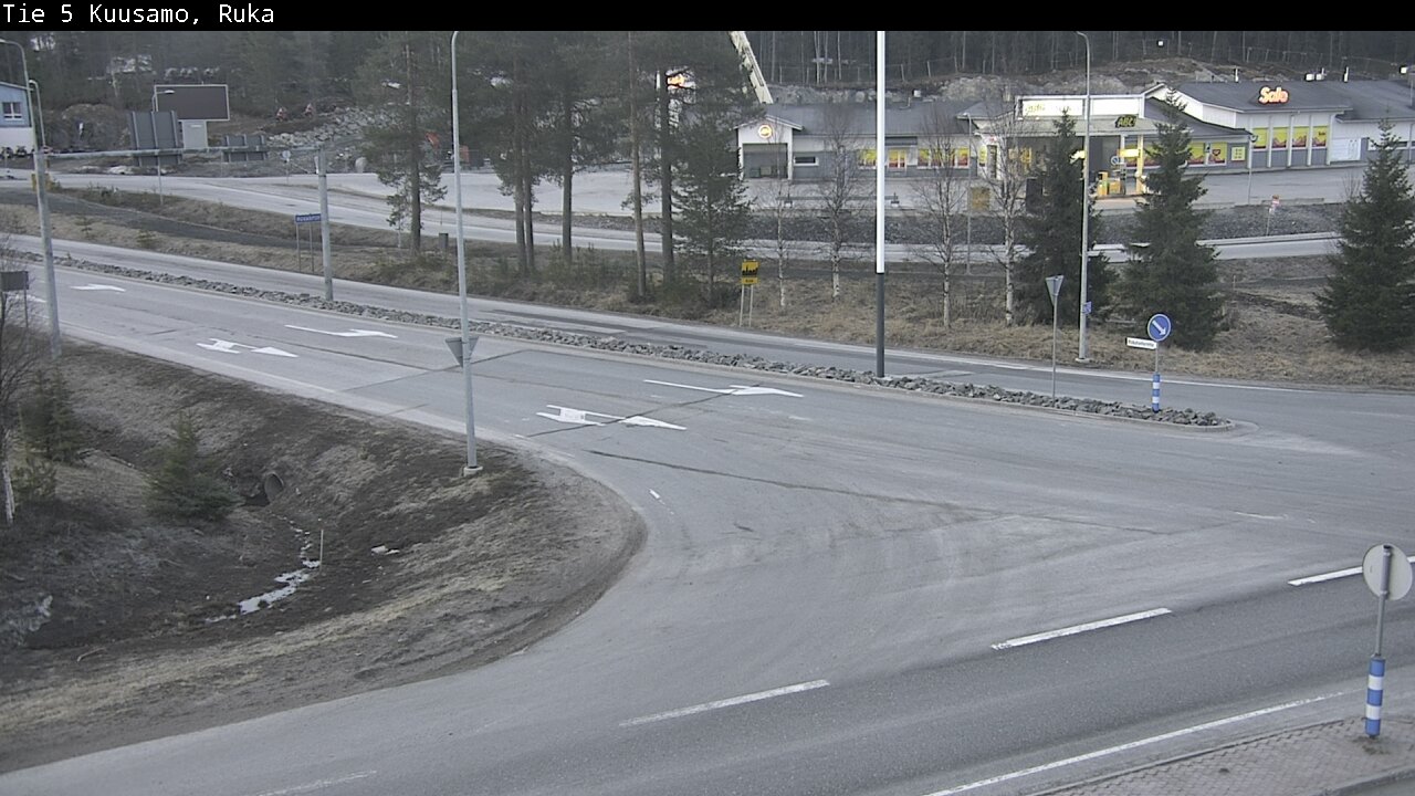 Weather Camera Image Road 5 Kuusamo, Ruka, Kuusamo, Pohjois-Pohjanmaa