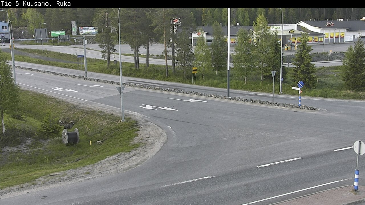 Weather Camera Image Road 5 Kuusamo, Ruka, Kuusamo, Pohjois-Pohjanmaa