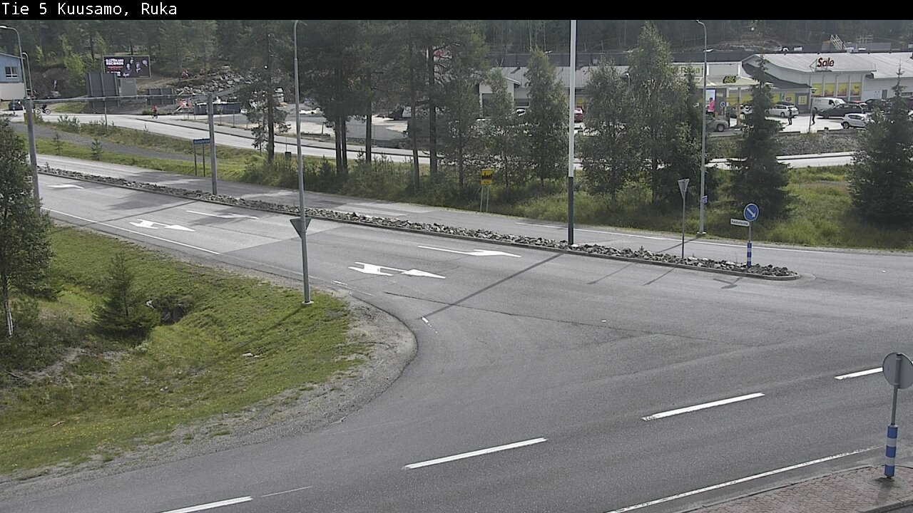 Weather Camera Image Väg 5 Kuusamo, Ruka, Kuusamo, Pohjois-Pohjanmaa