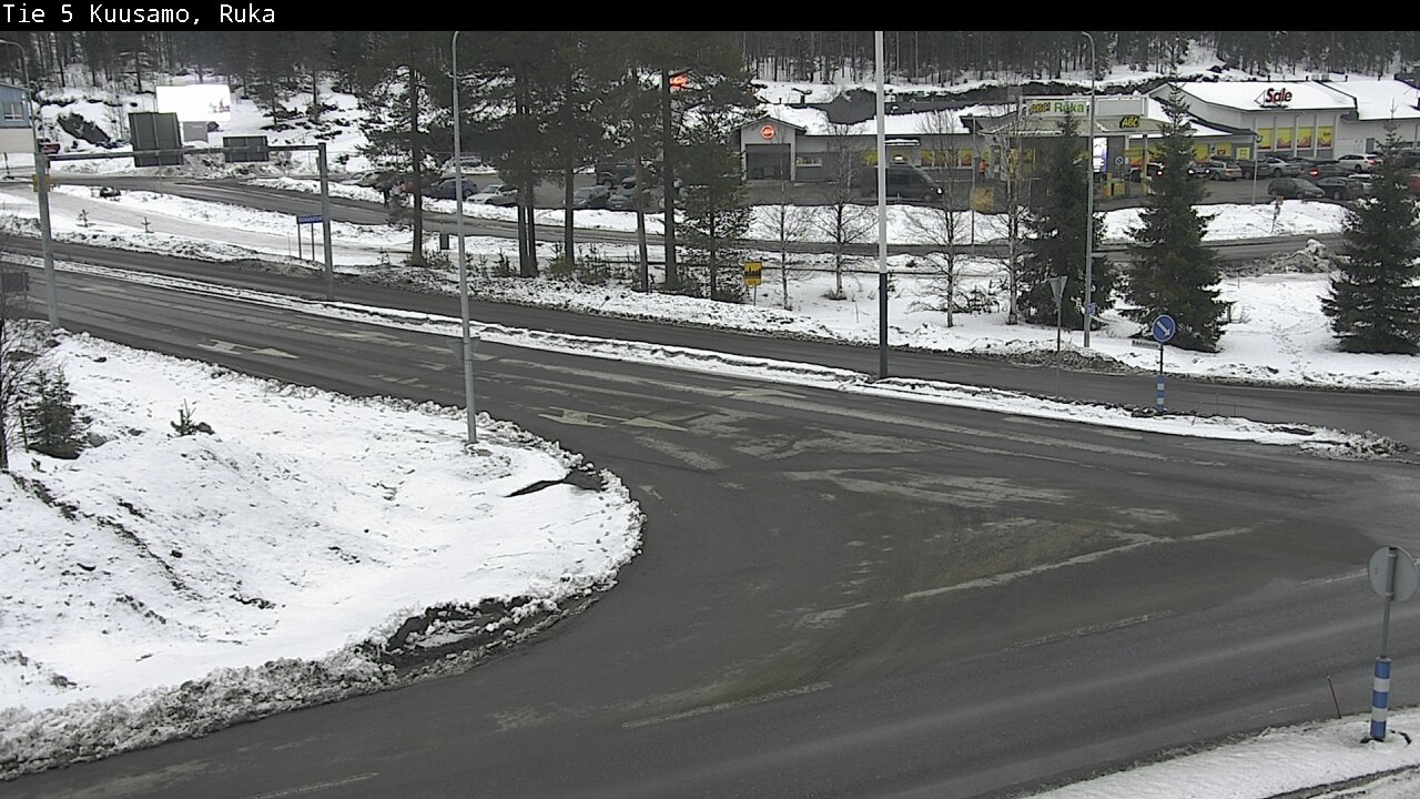 Weather Camera Image Road 5 Kuusamo, Ruka, Kuusamo, Pohjois-Pohjanmaa