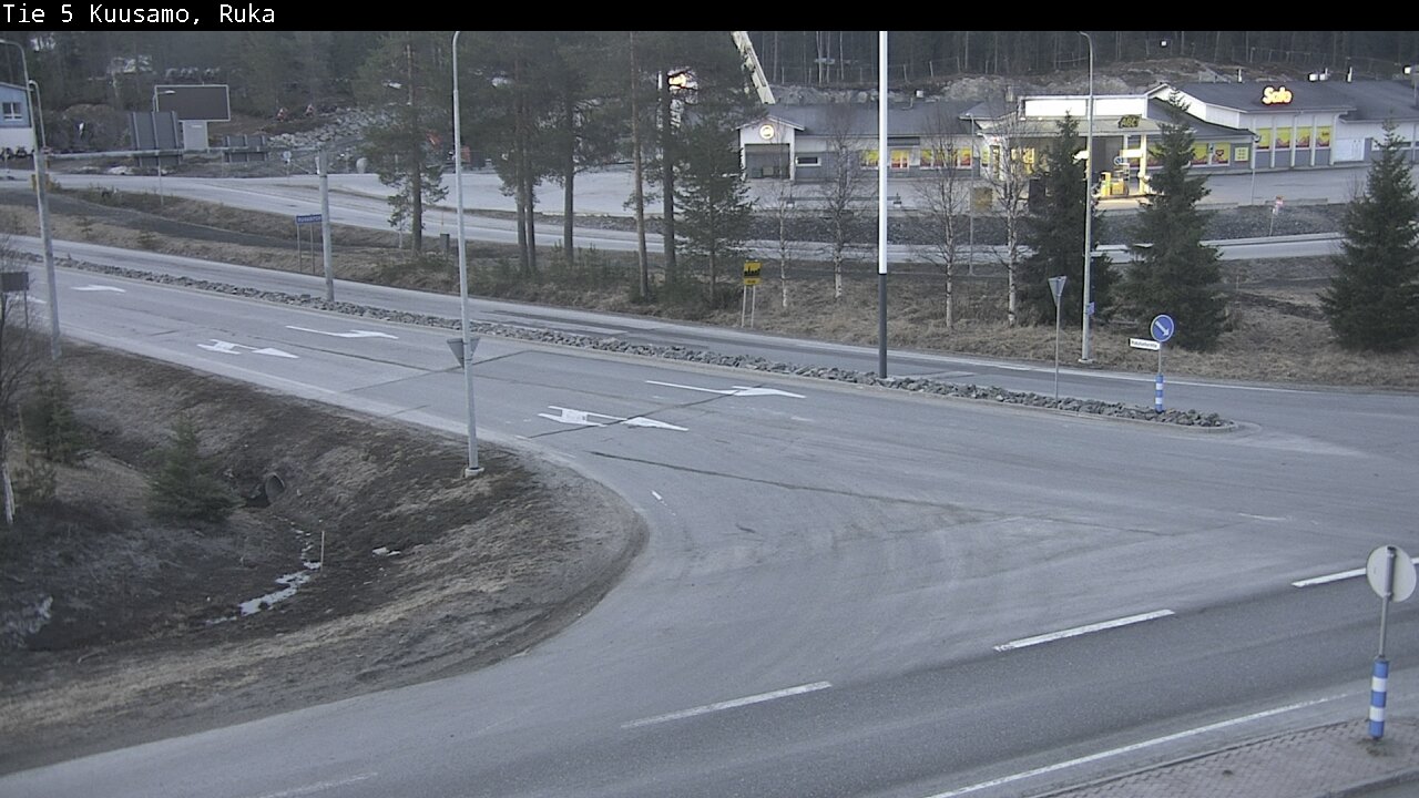 Weather Camera Image Road 5 Kuusamo, Ruka, Kuusamo, Pohjois-Pohjanmaa