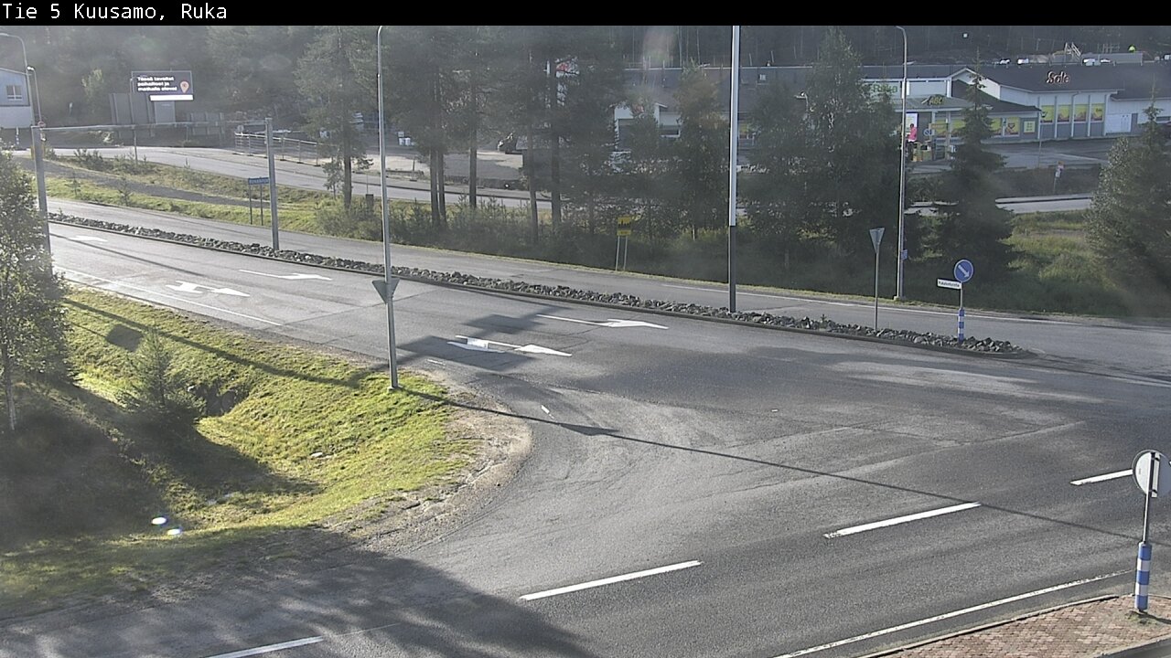Weather Camera Image Väg 5 Kuusamo, Ruka, Kuusamo, Pohjois-Pohjanmaa