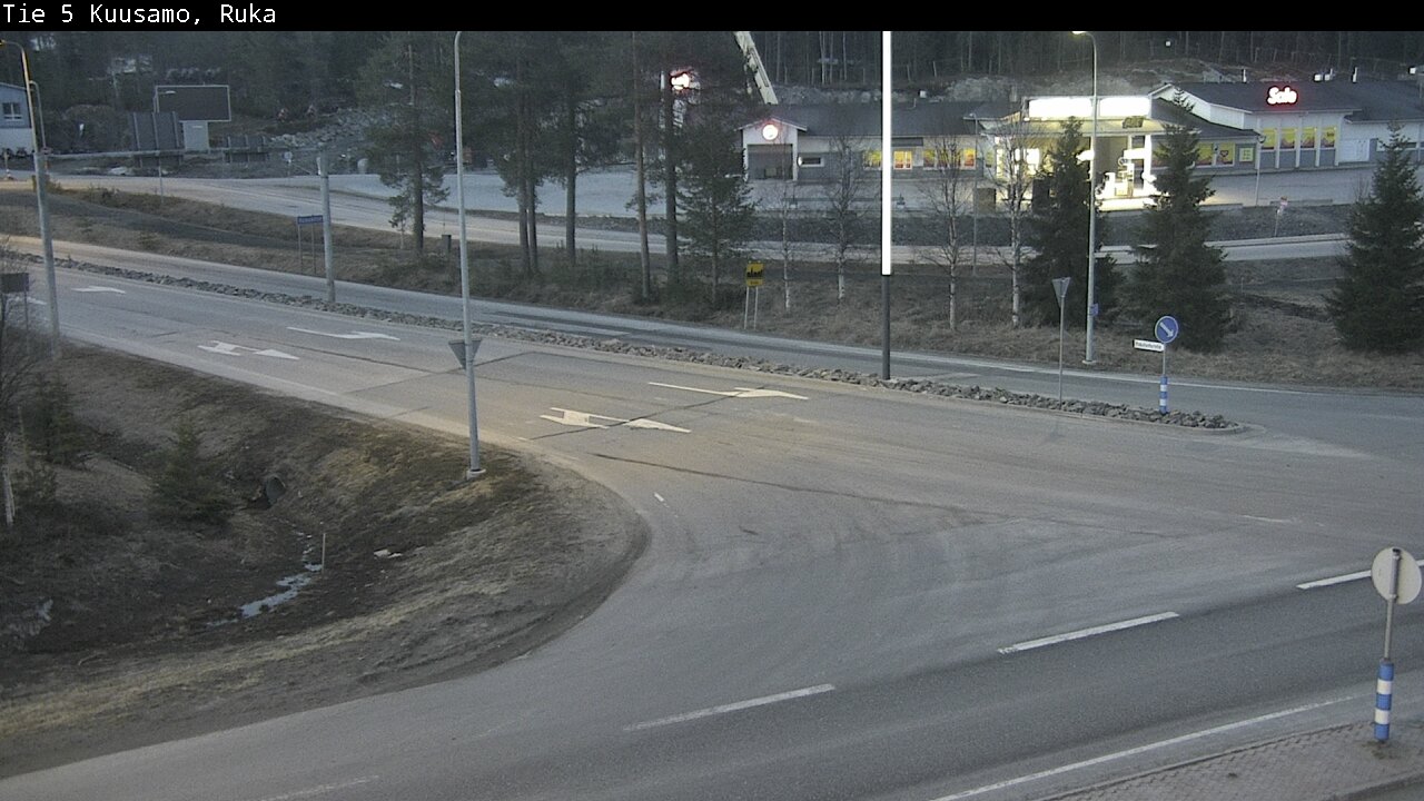 Weather Camera Image Road 5 Kuusamo, Ruka, Kuusamo, Pohjois-Pohjanmaa