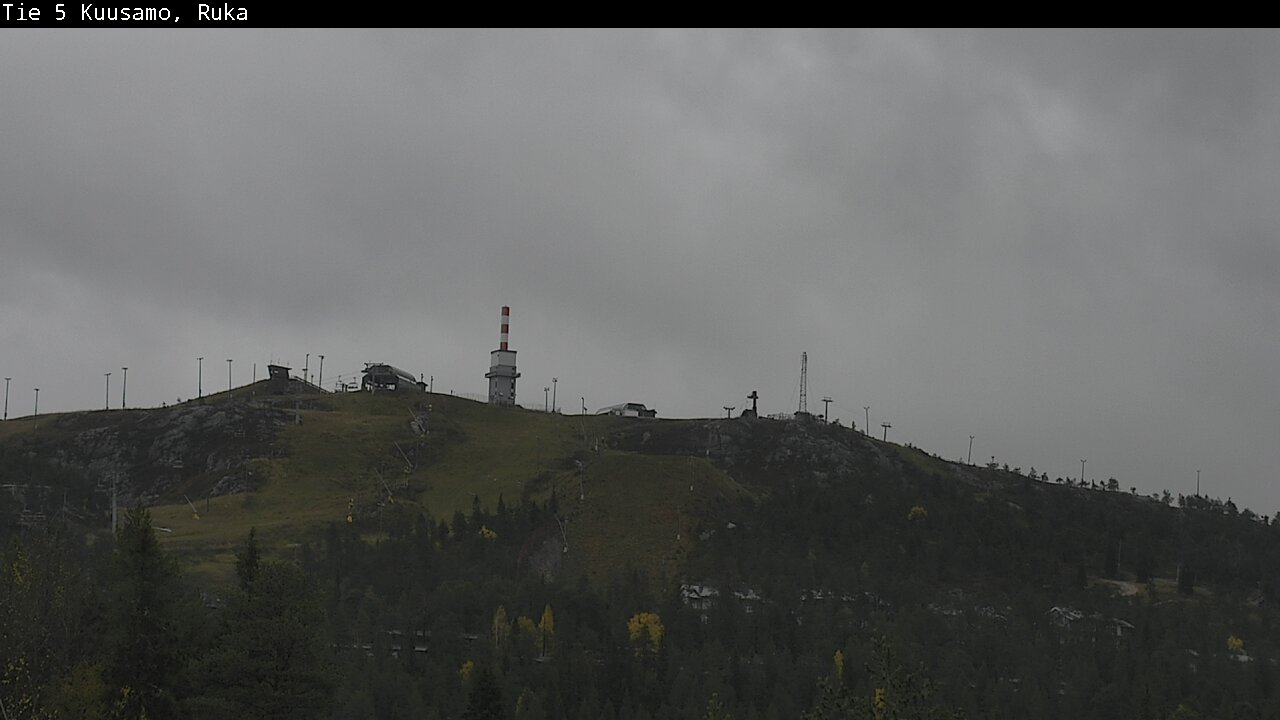 Weather Camera Image Väg 5 Kuusamo, Ruka, Kuusamo, Pohjois-Pohjanmaa