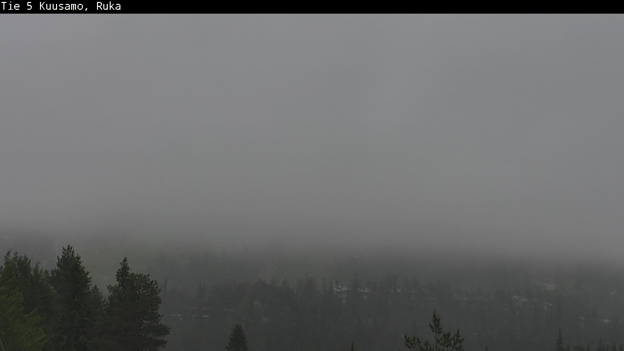 Weather Camera Image Väg 5 Kuusamo, Ruka, Kuusamo, Pohjois-Pohjanmaa