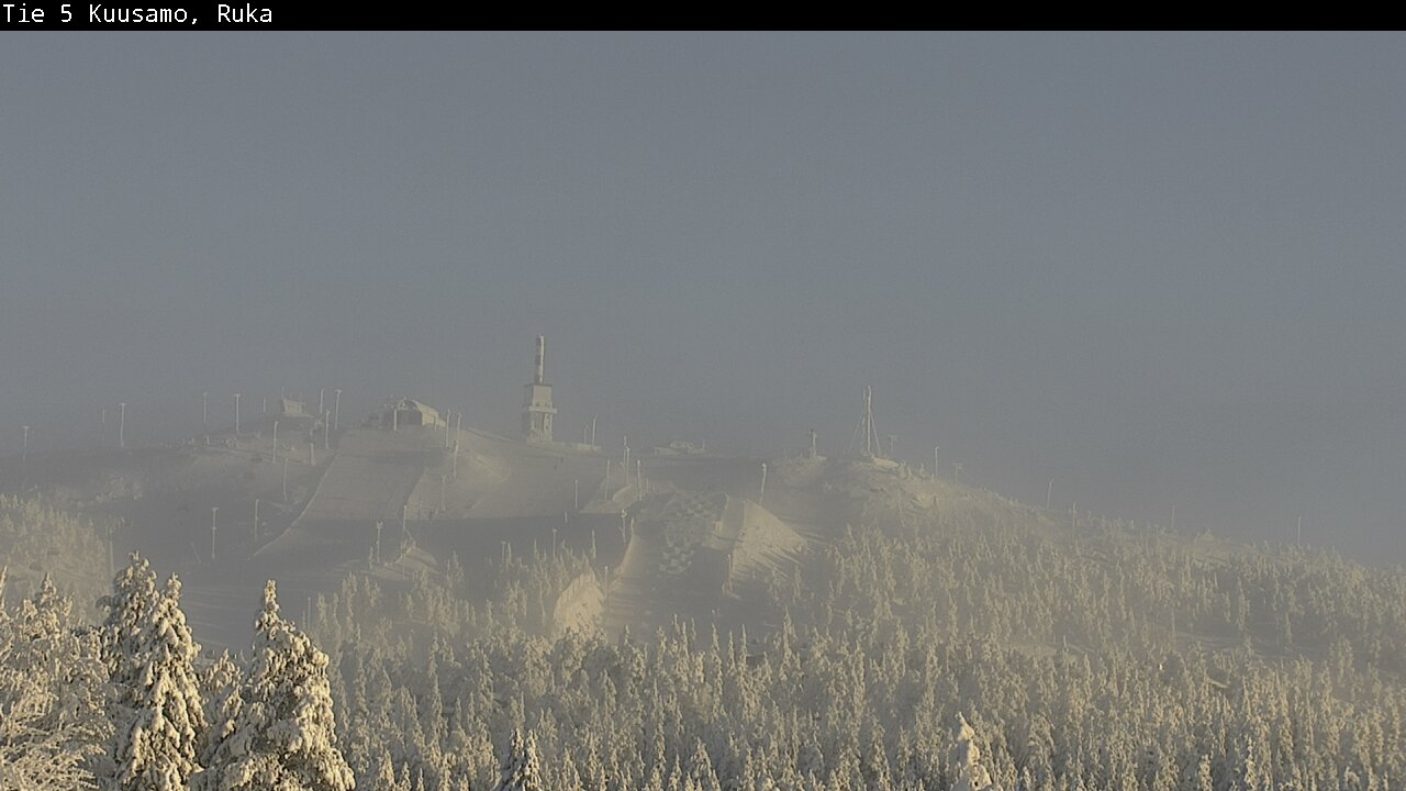 Weather Camera Image Road 5 Kuusamo, Ruka, Kuusamo, Pohjois-Pohjanmaa