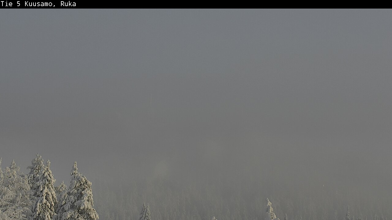 Weather Camera Image Road 5 Kuusamo, Ruka, Kuusamo, Pohjois-Pohjanmaa
