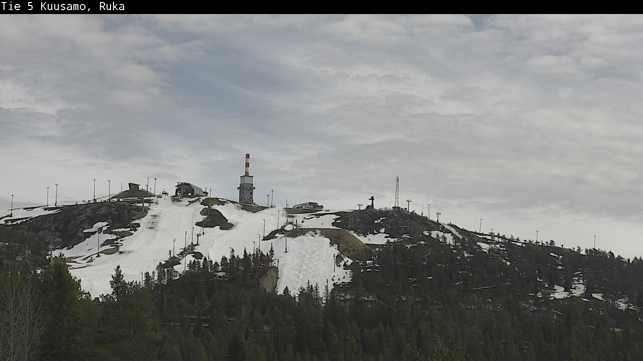Weather Camera Image Road 5 Kuusamo, Ruka, Kuusamo, Pohjois-Pohjanmaa