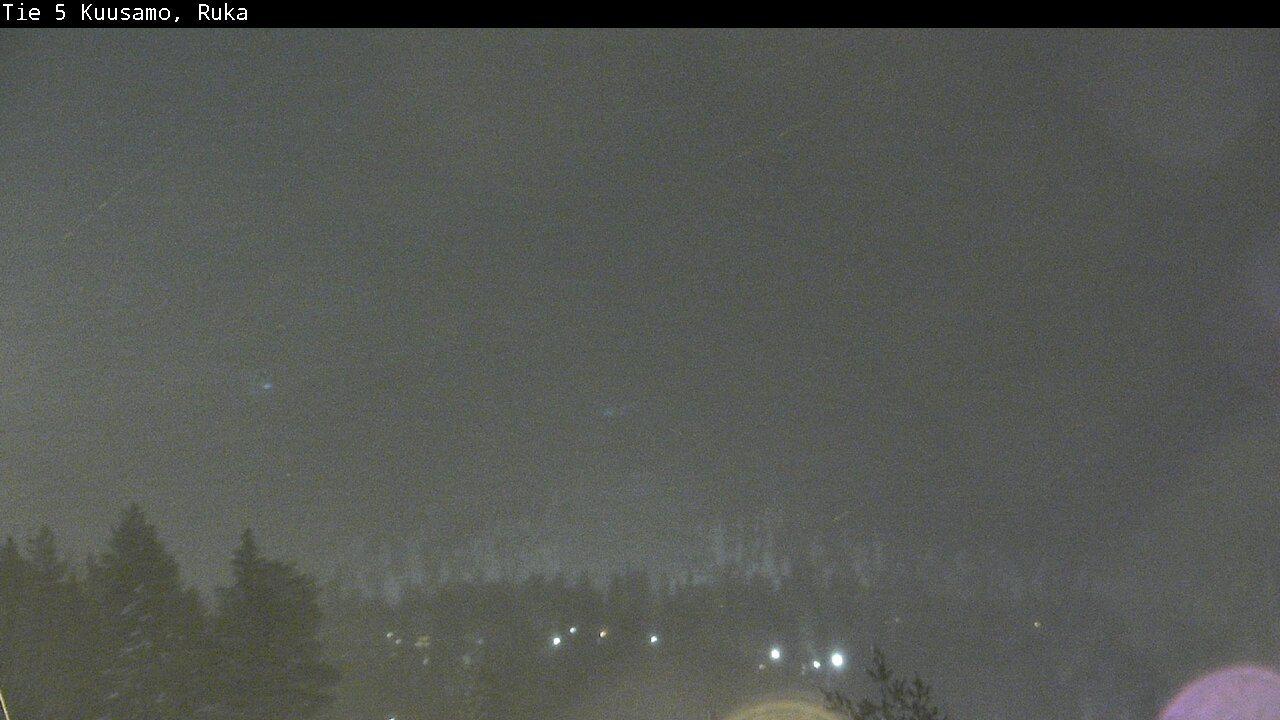 Weather Camera Image Road 5 Kuusamo, Ruka, Kuusamo, Pohjois-Pohjanmaa