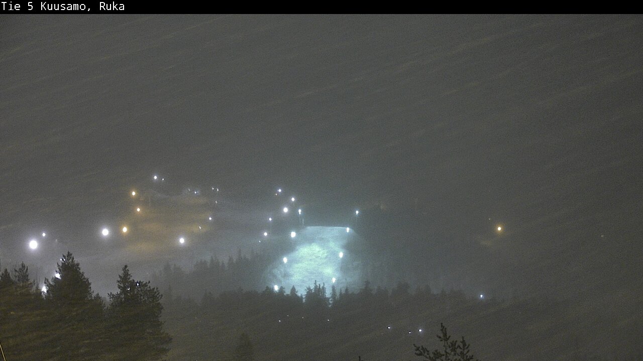 Weather Camera Image Road 5 Kuusamo, Ruka, Kuusamo, Pohjois-Pohjanmaa