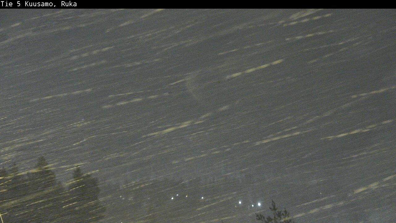 Weather Camera Image Road 5 Kuusamo, Ruka, Kuusamo, Pohjois-Pohjanmaa