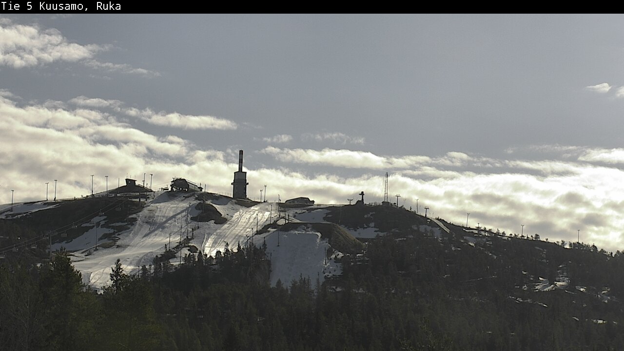 Weather Camera Image Road 5 Kuusamo, Ruka, Kuusamo, Pohjois-Pohjanmaa