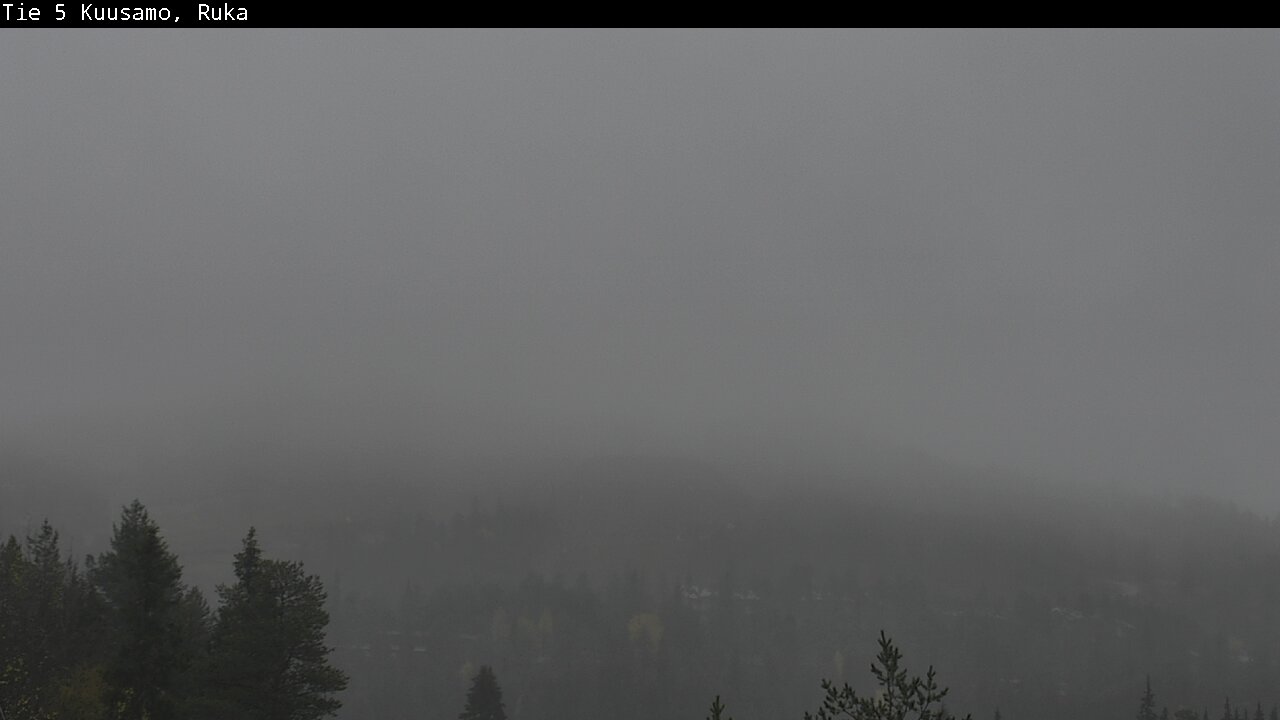 Weather Camera Image Väg 5 Kuusamo, Ruka, Kuusamo, Pohjois-Pohjanmaa