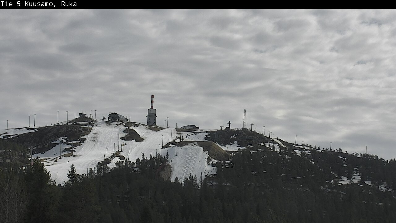 Weather Camera Image Road 5 Kuusamo, Ruka, Kuusamo, Pohjois-Pohjanmaa