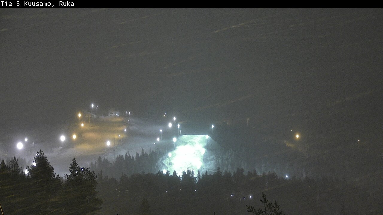 Weather Camera Image Road 5 Kuusamo, Ruka, Kuusamo, Pohjois-Pohjanmaa