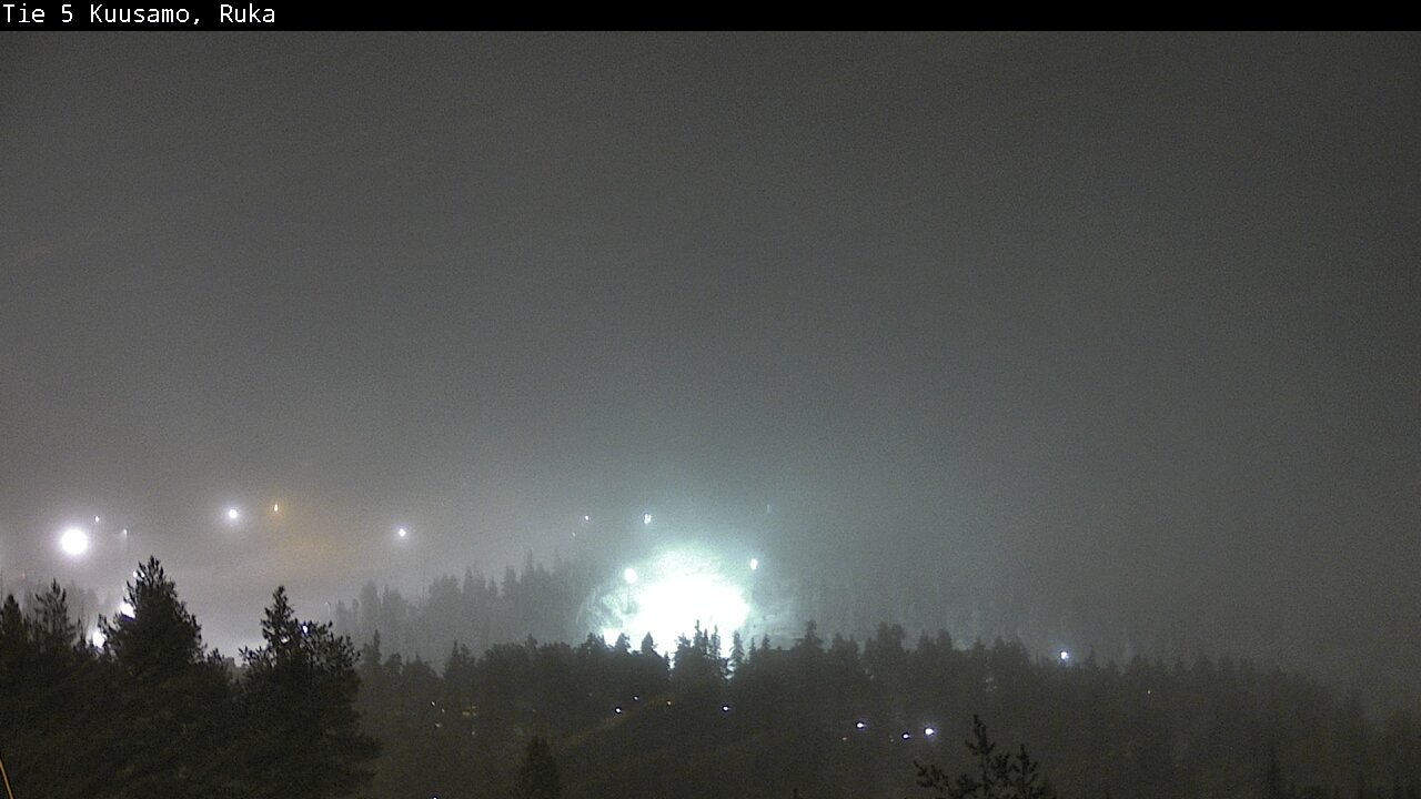 Weather Camera Image Road 5 Kuusamo, Ruka, Kuusamo, Pohjois-Pohjanmaa