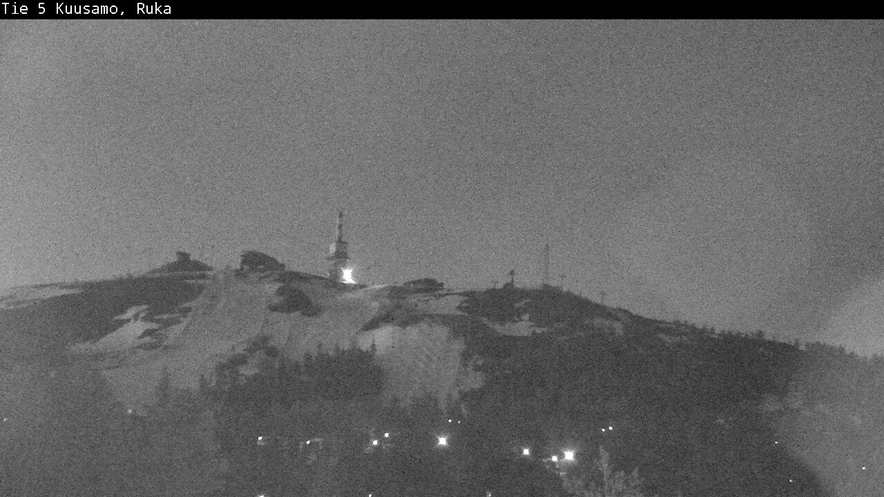 Weather Camera Image Väg 5 Kuusamo, Ruka, Kuusamo, Pohjois-Pohjanmaa