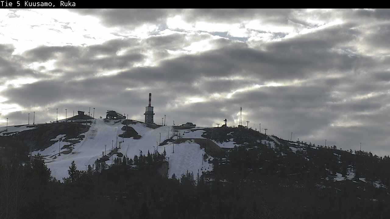 Weather Camera Image Road 5 Kuusamo, Ruka, Kuusamo, Pohjois-Pohjanmaa
