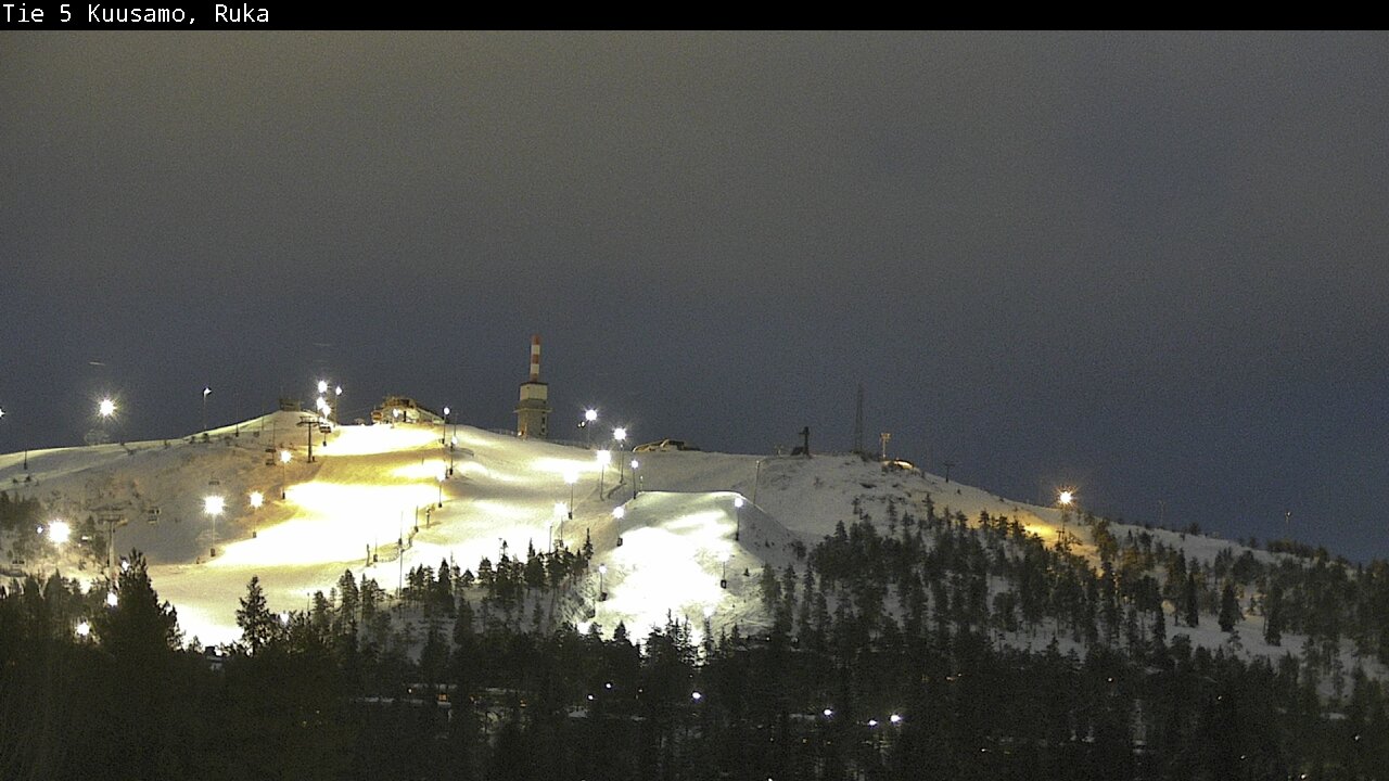 Weather Camera Image Road 5 Kuusamo, Ruka, Kuusamo, Pohjois-Pohjanmaa