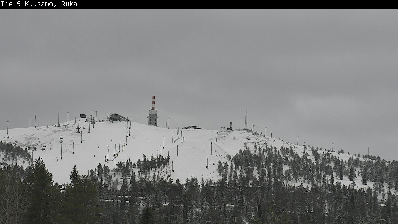 Weather Camera Image Road 5 Kuusamo, Ruka, Kuusamo, Pohjois-Pohjanmaa