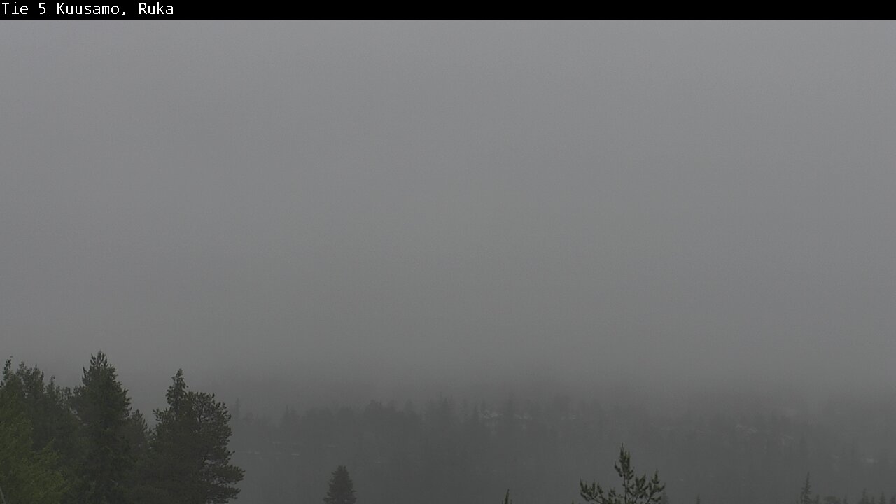 Weather Camera Image Väg 5 Kuusamo, Ruka, Kuusamo, Pohjois-Pohjanmaa