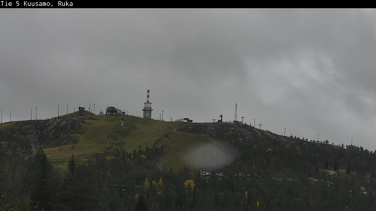 Weather Camera Image Väg 5 Kuusamo, Ruka, Kuusamo, Pohjois-Pohjanmaa