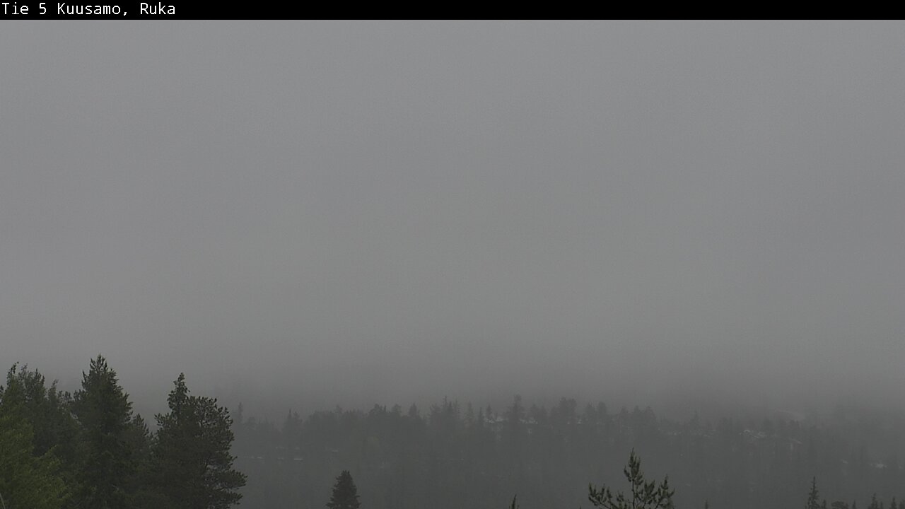 Weather Camera Image Väg 5 Kuusamo, Ruka, Kuusamo, Pohjois-Pohjanmaa