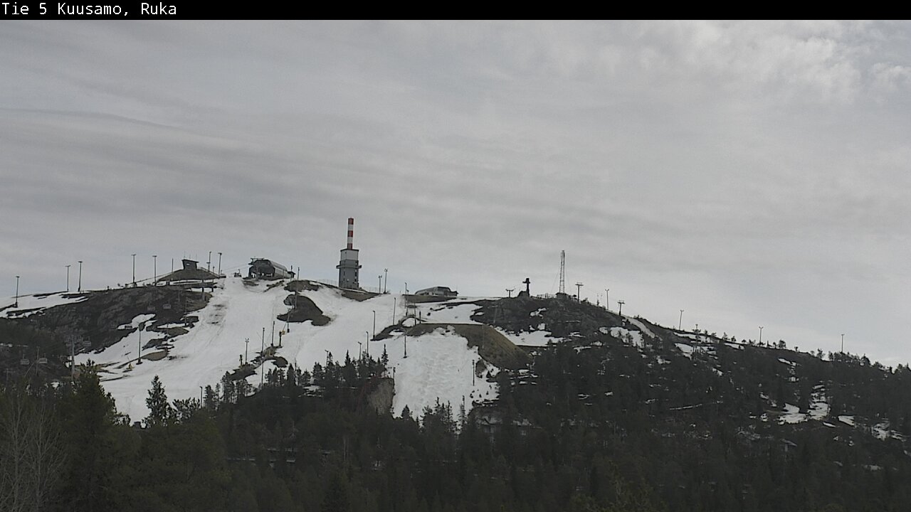 Weather Camera Image Road 5 Kuusamo, Ruka, Kuusamo, Pohjois-Pohjanmaa