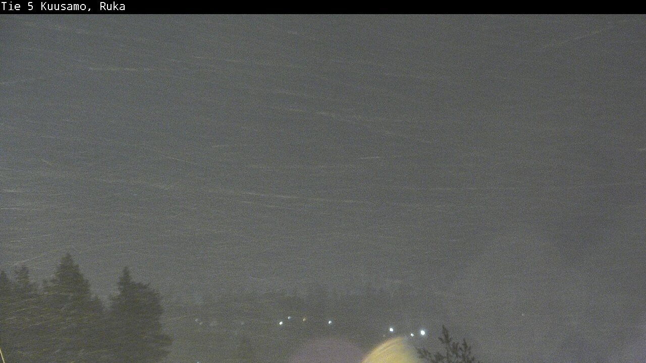 Weather Camera Image Road 5 Kuusamo, Ruka, Kuusamo, Pohjois-Pohjanmaa