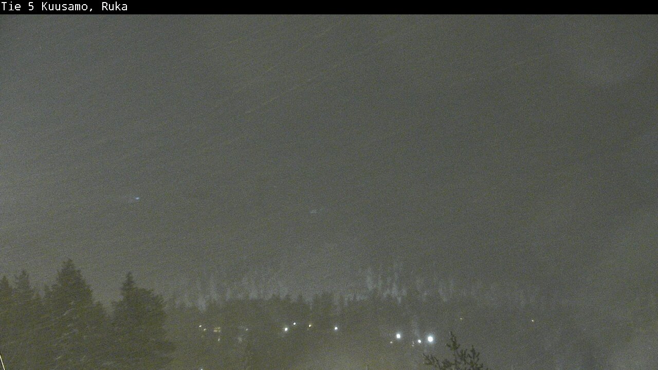 Weather Camera Image Road 5 Kuusamo, Ruka, Kuusamo, Pohjois-Pohjanmaa