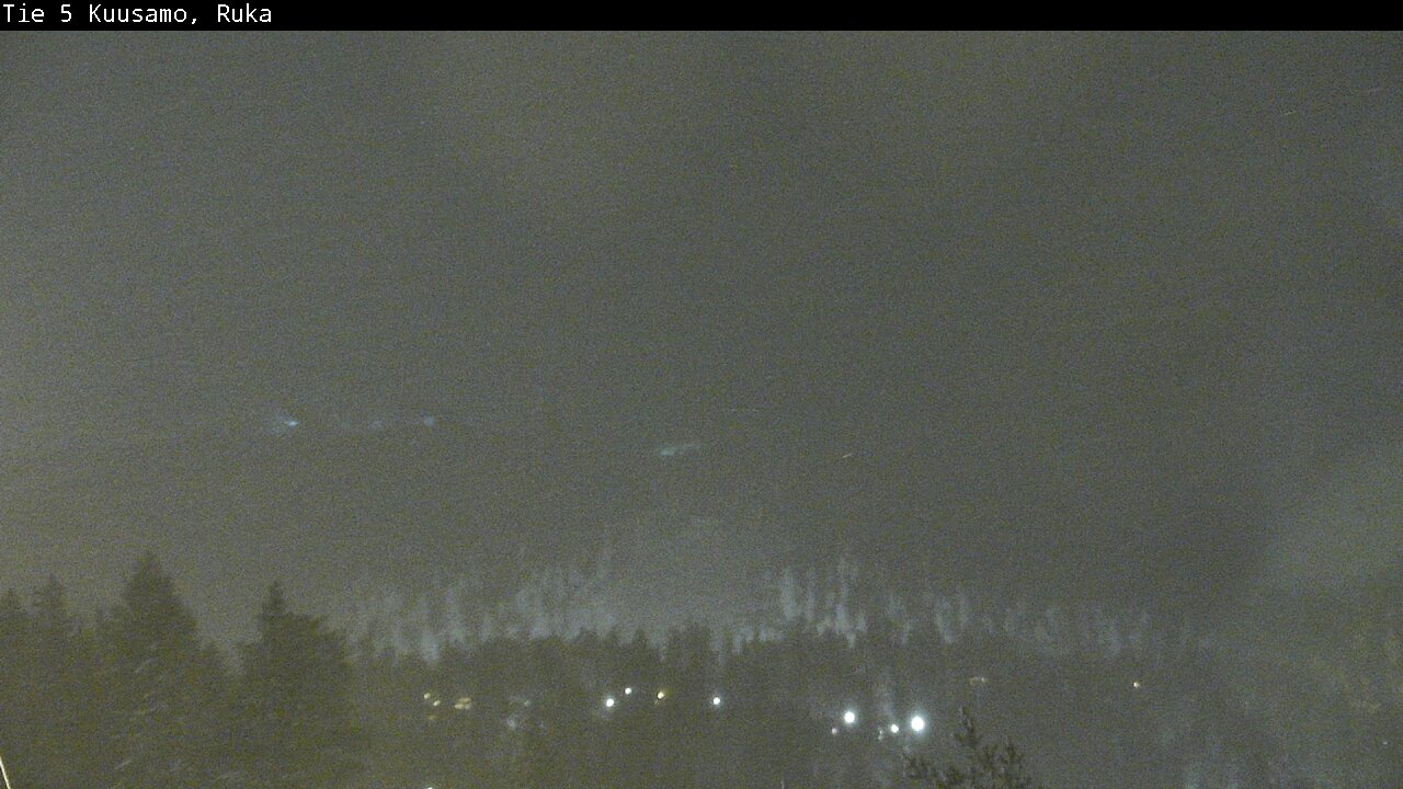 Weather Camera Image Road 5 Kuusamo, Ruka, Kuusamo, Pohjois-Pohjanmaa